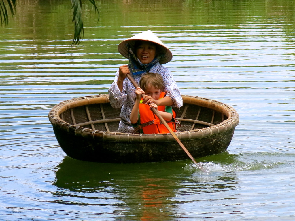 Palm Grove Basket Boat