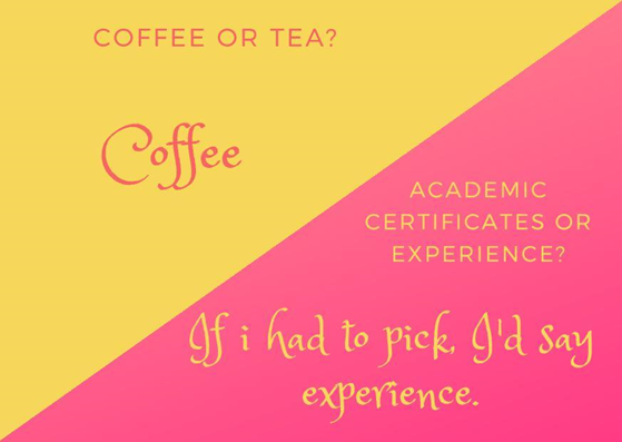 Coffee or Tea
